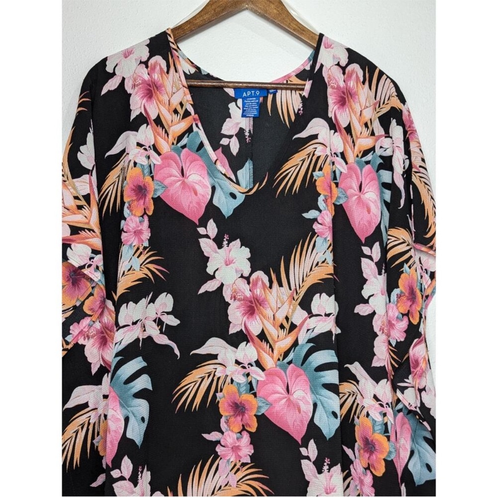 Apt. 9 floral beach cover up - Picture 3 of 6